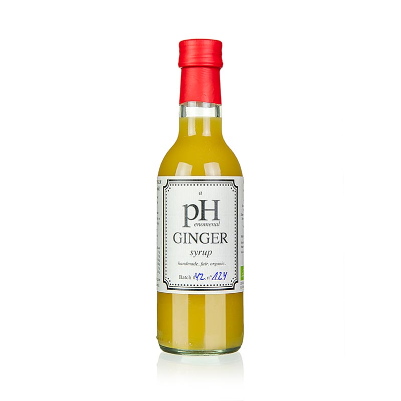 Sirop de gingembre pHenomenal, végétalien, bio, 250 ml