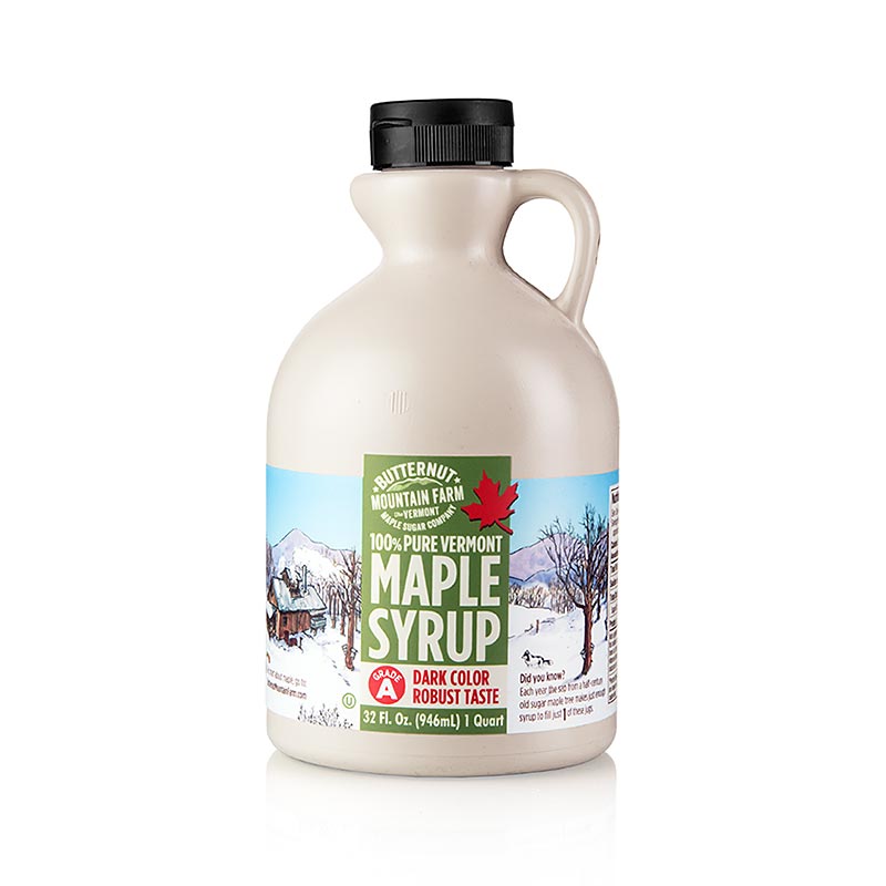 Sirop d'érable - Dark Robust, Vermont, 946 ml
