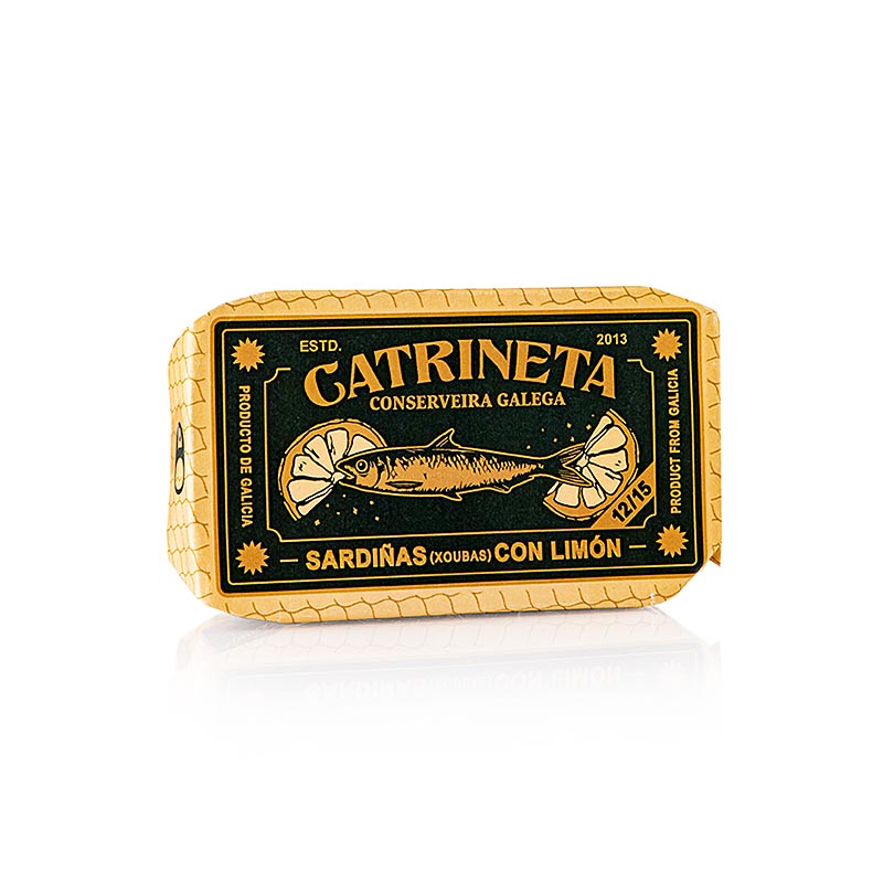 Sardine intere, Olio d'oliva limone, sardina ao limón, 115 g