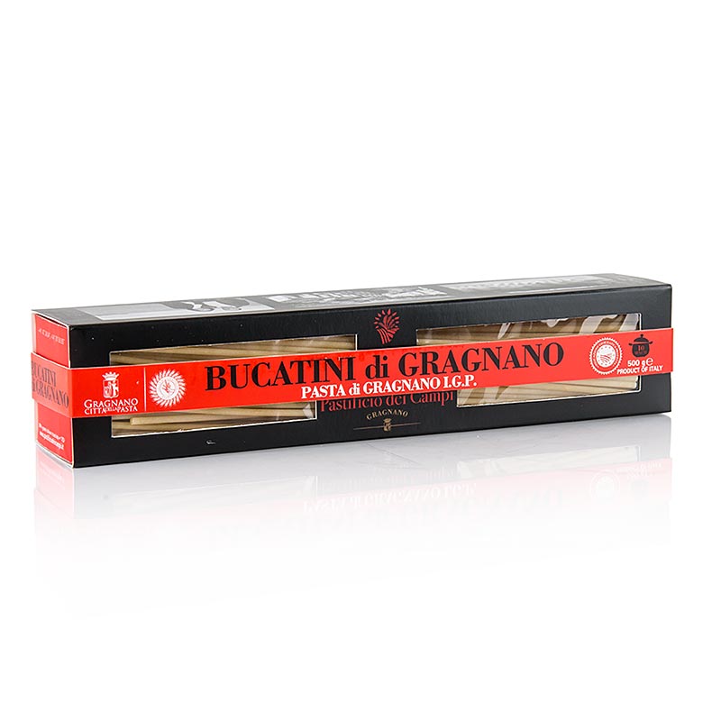 Pastificio dei Campi - N.11 Bucatini, Pasta di Gragnano, IGP/PDO, 500 g