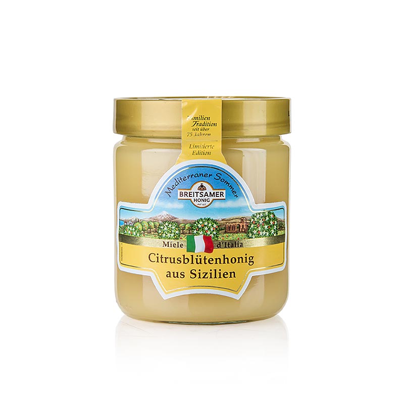 Breitsamer Miele Estate mediterranea", fiori d'arancio della Sicilia, 500 g