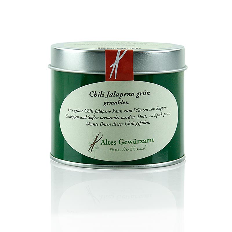 Chili Jalapeno, vert, moulu, Altes Gewürzamt, 60 g