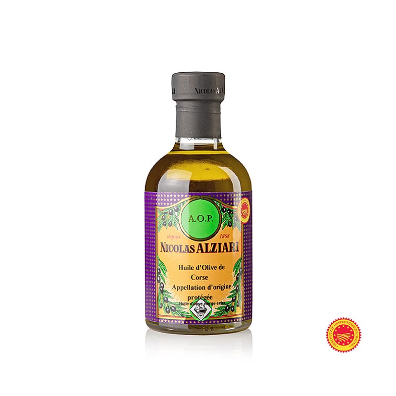 Huile d'olive vierge, AOP/AOC, Corse, Alziari, 200 ml