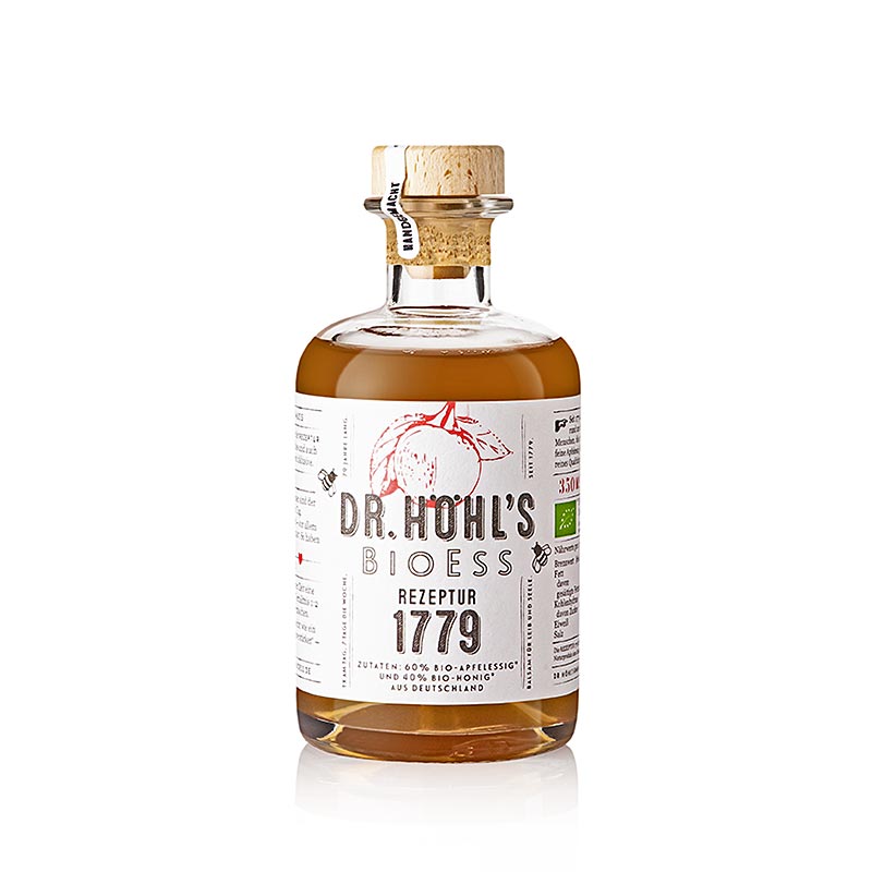 Vinaigre de pomme, recette BioEss 1779 du Dr HÖHL, au Miel, bio, 350 ml