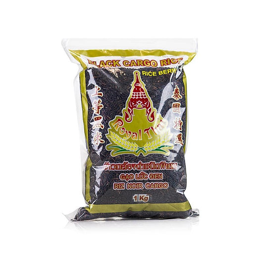 Schwarzer Reis (Black Cargo Rice, Rice Berry) Royal Thai, 1 kg | Reis, Hülsenfrüchte, Nüsse, Maronen | thungourmet