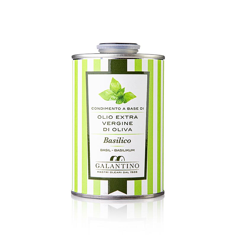 Olio d'oliva , Galantino aromatizzato al basilico, 250 ml