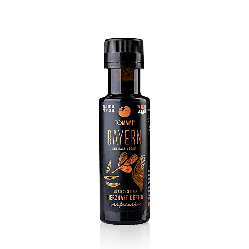 Tomami ® Bavaria, condimento universale vegano di Ingo Holland, 90 ml