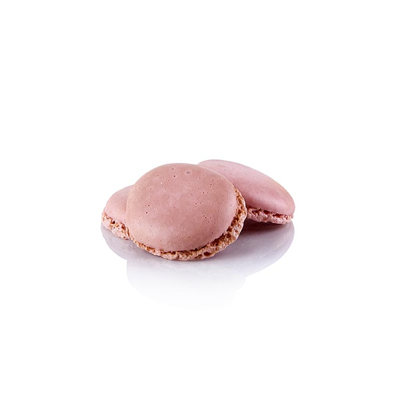 Macarons rosa, metà meringa alle mandorle, da riempire, ø 3,5 cm circa, 921 g, 384 pezzi.
