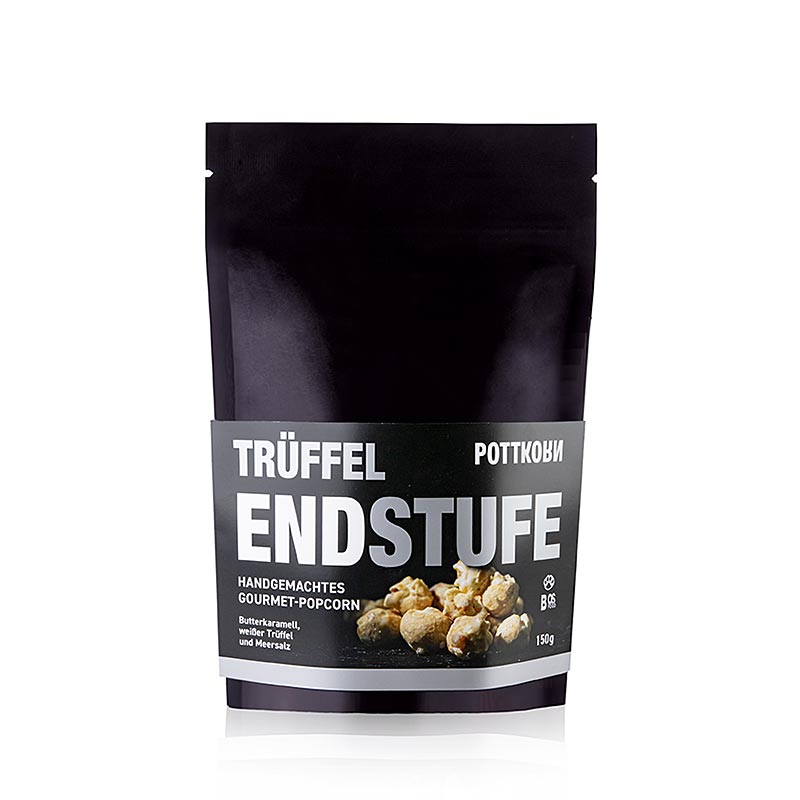 Pottkorn - Trüffel Endstufe, popcorn al tartufo bianco e sale marino, 150 g