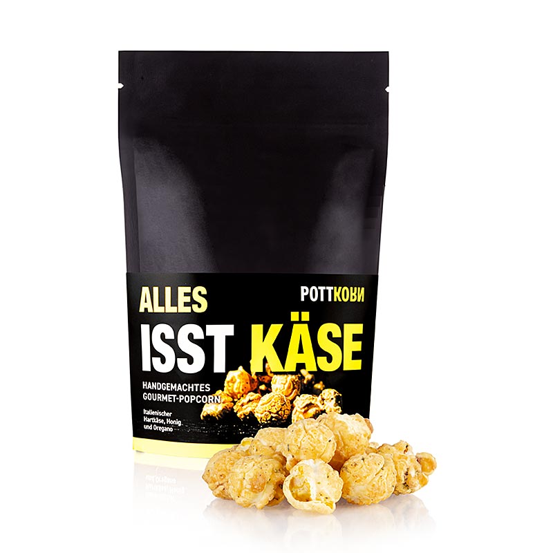 Pottkorn - Tout le monde aime le fromage, pop-corn au Fromage à pâte dure, Miel à l'origan, 150 g