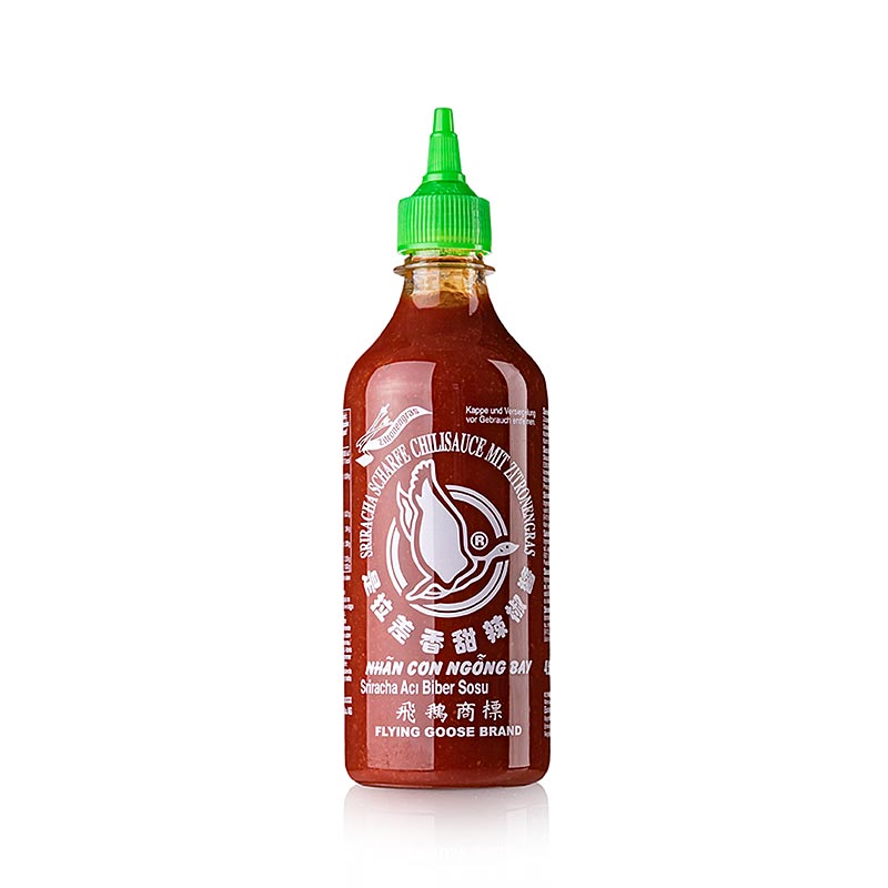 Sauce chili - Sriracha, piquante, Bouteille souple, Flying Goose, 730 ml