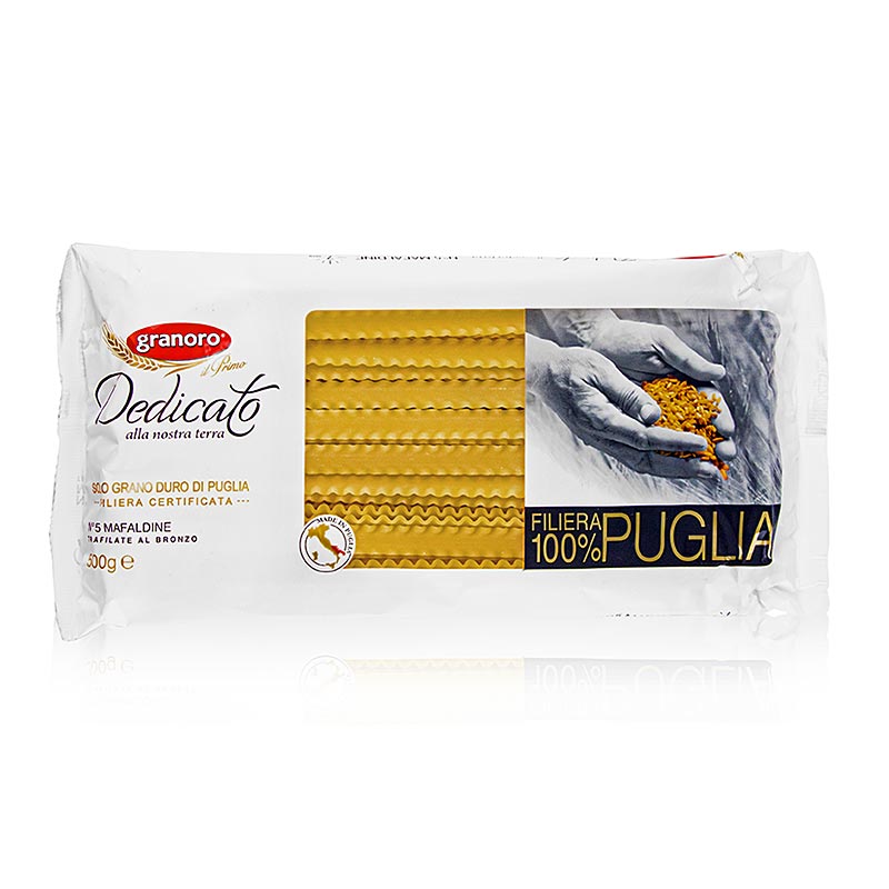 Granoro Dedicato - Mafaldine, pasta a nastro ondulata (10 mm), n. 5, 500 g
