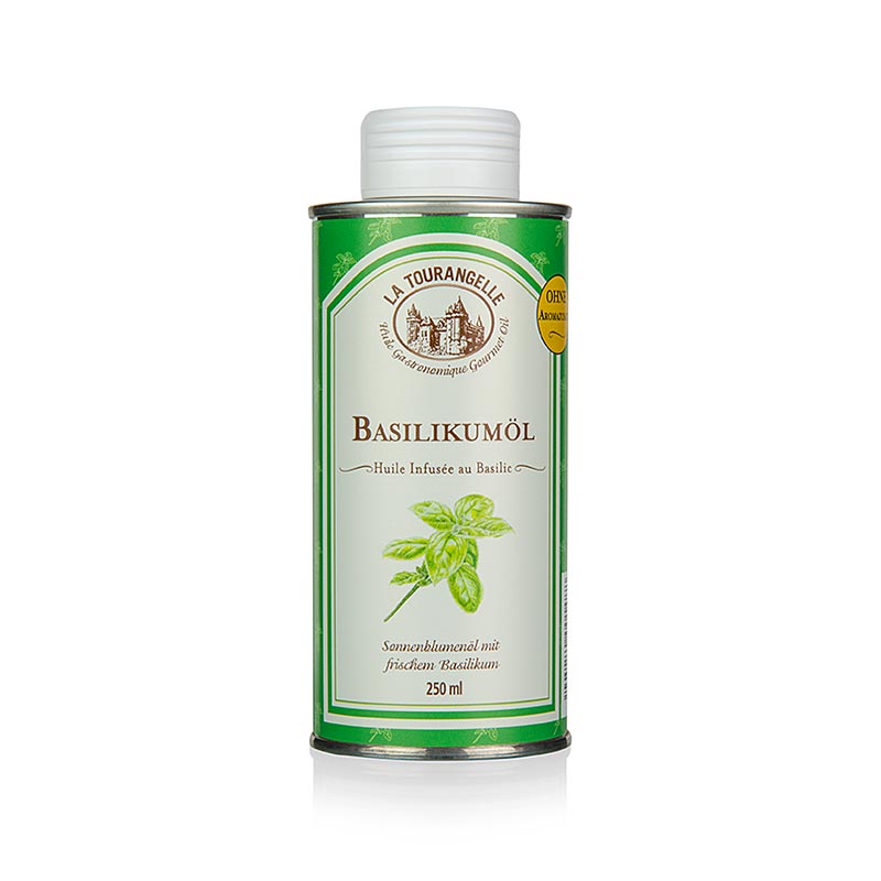 Olio al basilico, infuso, La Tourangelle, 250 ml