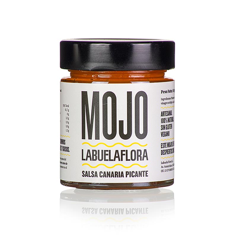 Innova Food Abona - Mojo Picante, kanarische rote pikante Salsa, Labuelaflora, 140 g