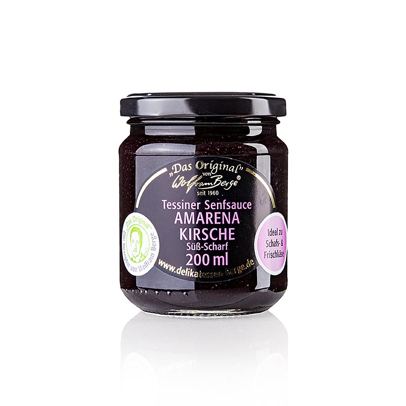 Moutarde originaleMoutarde d'amarena du Tessin, Wolfram Berge, 200 ml