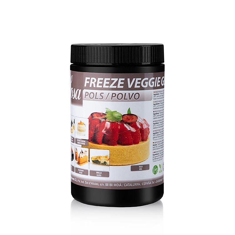 Sosa - Freeze Veggi-Gel, gelatina trasparente e resistente al gelo, 500 g