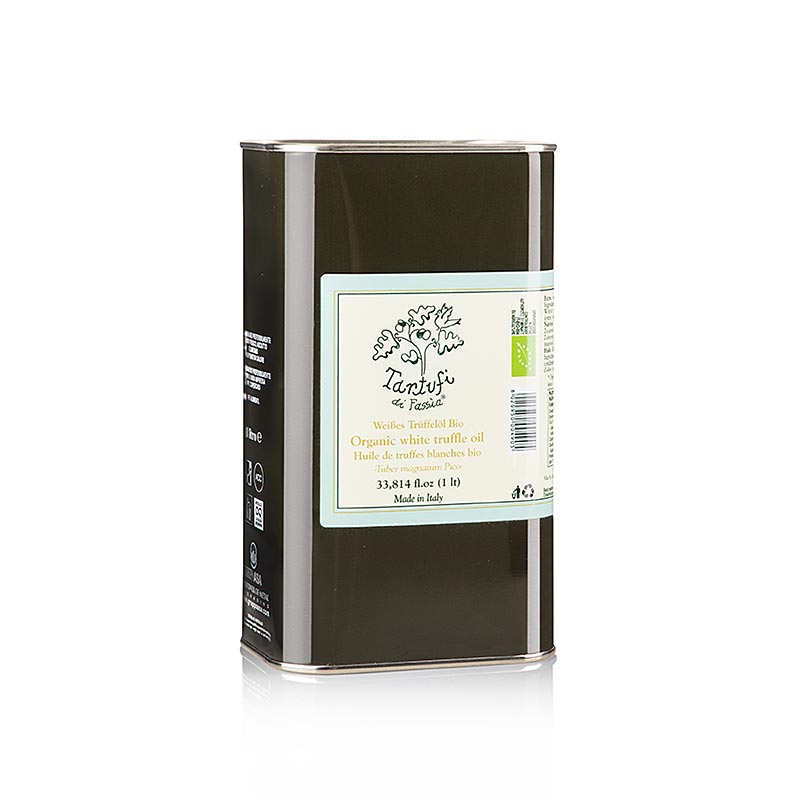 Olio al tartufo bianco Ppura, senza aromi artificiali, Tartufi di Fassia, BIO, 1 l