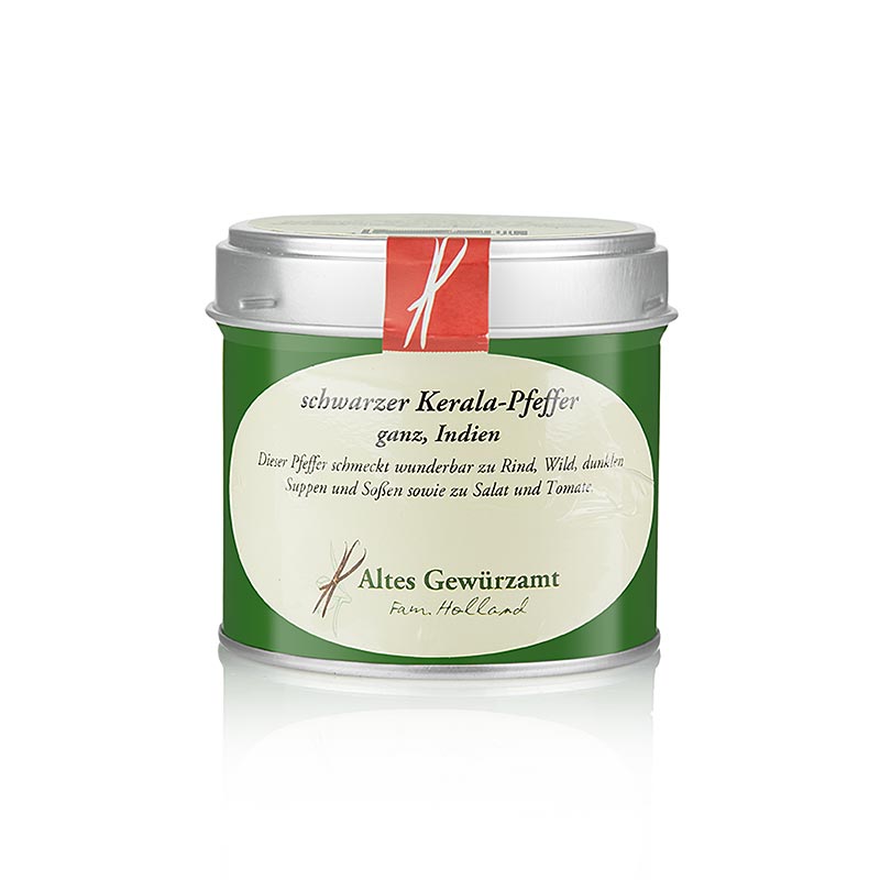 Pepe nero della foresta vergine / Periyar - Kerala - India, in grani, Altes Gewürzamt, 70 g