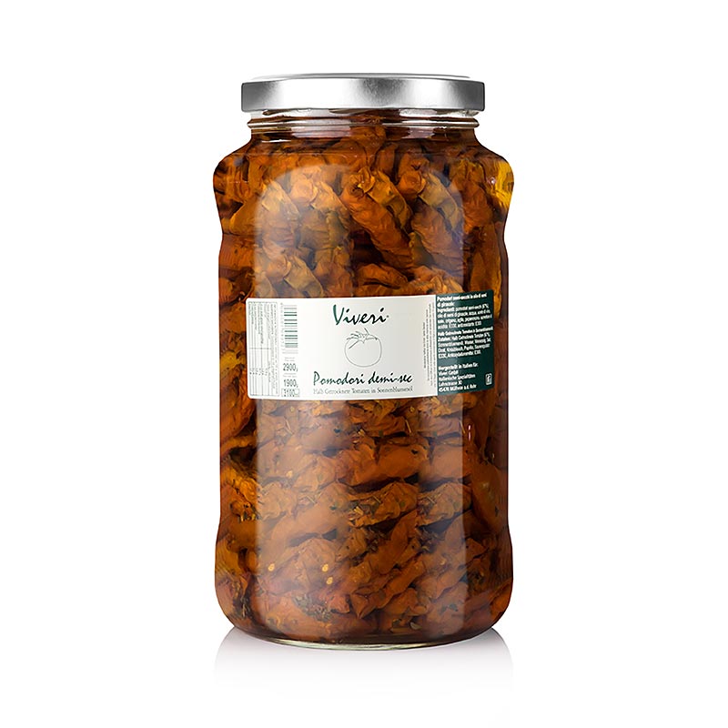 Viveri - Eingelegte halbgetrocknete Tomaten, in Sonnenblumenöl, 2,9 kg