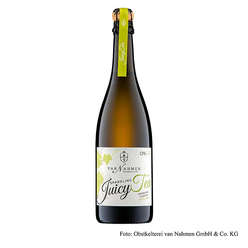 van Nahmen - Sparkling Juicy Tea - Verbene - Jasmin Tee - Riesling, BIO, 750 ml