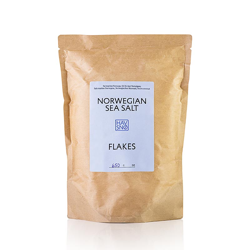 HAVSNØ Meersalzflocken, 650g, Norwegen, 650 g | Salz, Pfeffer, Gewürze, Aromen,Trockengemüse | thungourmet