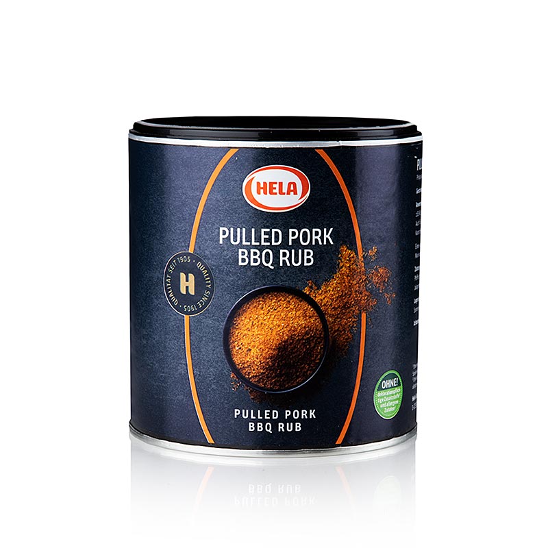 HELA Rub Pulled Pork BBQ Préparation d'épices, fort - fumé, 400 g