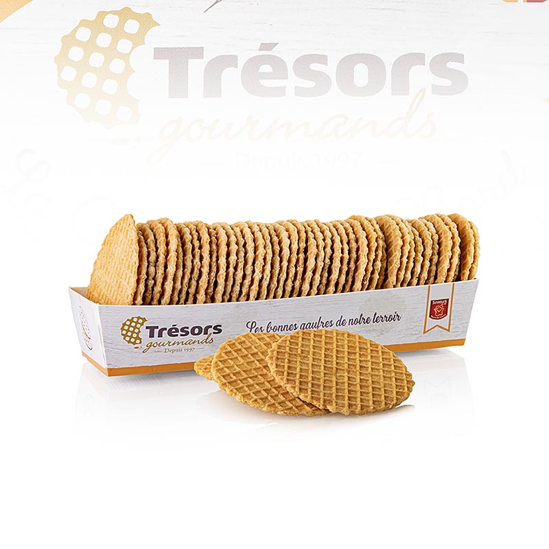 Patisserie des Flandres - Barsnack Tresors - La gaufre fine, cialda francese dolce al burro, 220 g