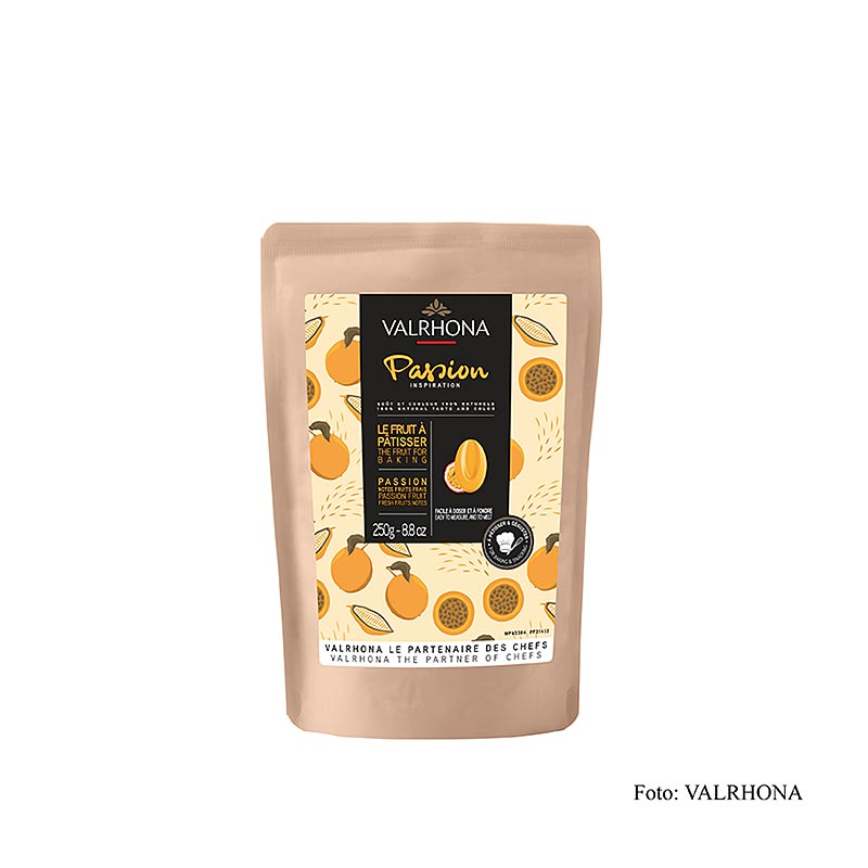 Valrhona Inspiration Fruit de la Passion - Spécialité au beurre de cacao, 250 g
