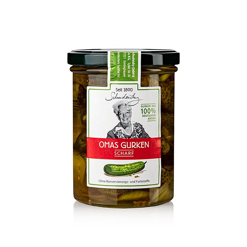 Cetrioli sottaceto piccanti della nonna, Schudeisky, 400 g