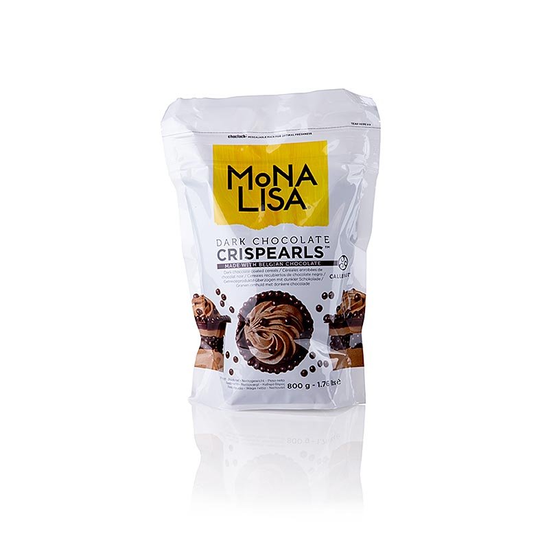 Crispearls Dark, knusprige dunkle Schoko Perlen, Callebaut, 800 g | Patisserie, Dessert, Sirup | thungourmet