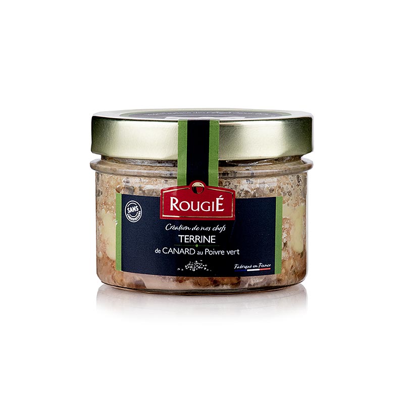 Terrine von Entenfleisch, mit grünem Pfeffer, Rougie, 180 g