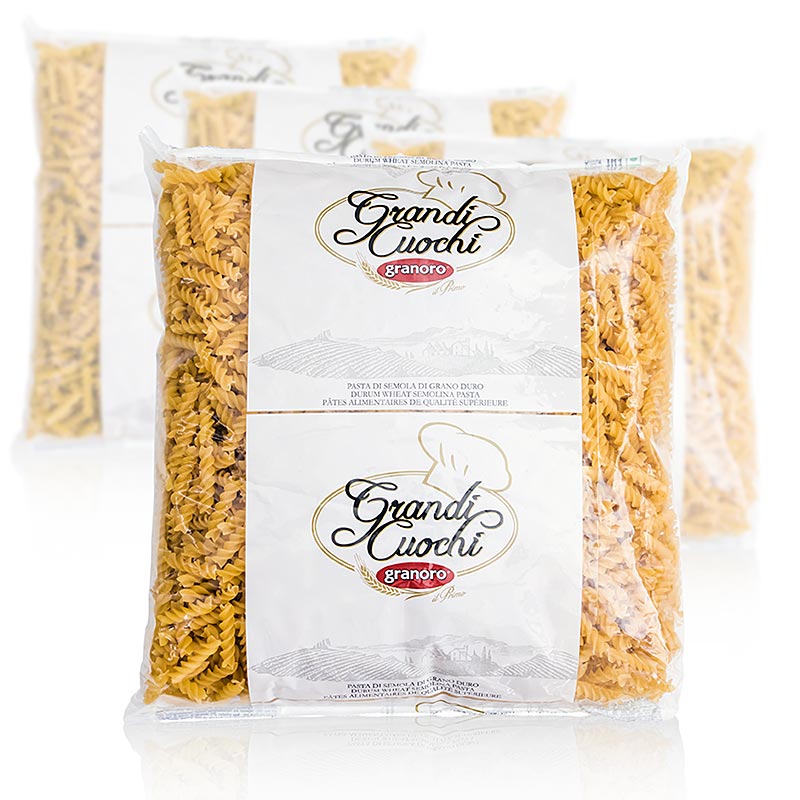 Granoro Fusili (Spirali Grandi), n. 100, 12 kg, 4 confezioni da 3000 g