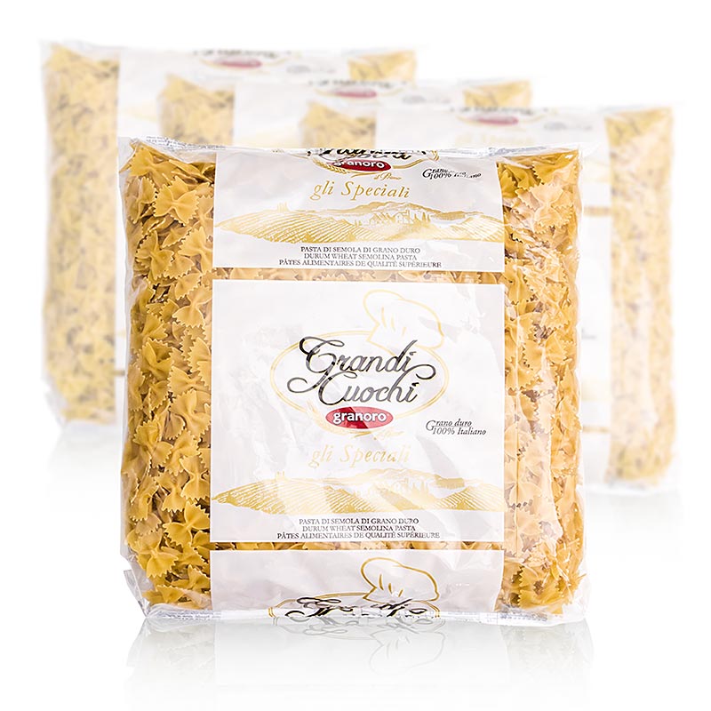 Granoro Farfalle pâtes papillon, No.198, 12 kg, 4 x 3000g