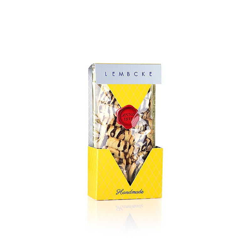 Biscotti da tè Jupiter Tafel, biscotti al burro e cacao con mandorle, Lembcke, 100 g