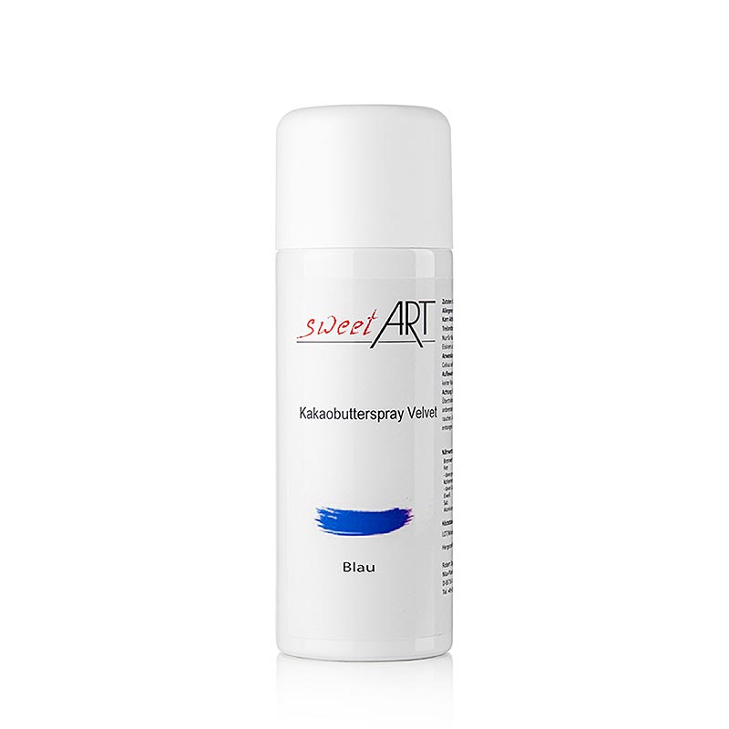 Spray al burro di cacao, effetto velluto, blu scuro, Sweet Art, 400 ml
