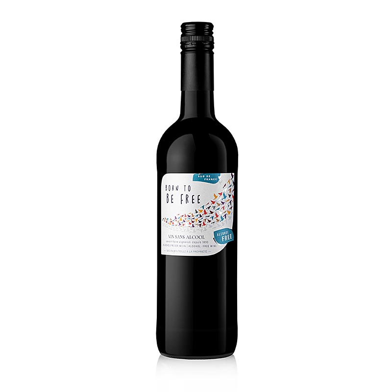"Born to be Free", alkoholfreier Rotwein, La Colombette, 750 ml