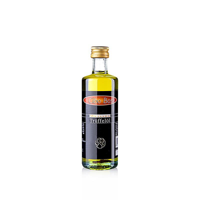 CIBO BOS Olio d'oliva extravergine Olio d'oliva al tartufo bianco (olio al tartufo), 60 ml