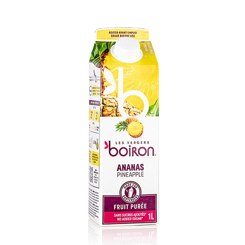 Purée d'ananas Boiron, pasteurisée, 100 % fruit, 1 l
