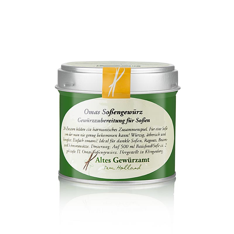 Omas Soßengewürz, Gewürzzubereitung für Saucen, Altes Gewürzamt, 80 g