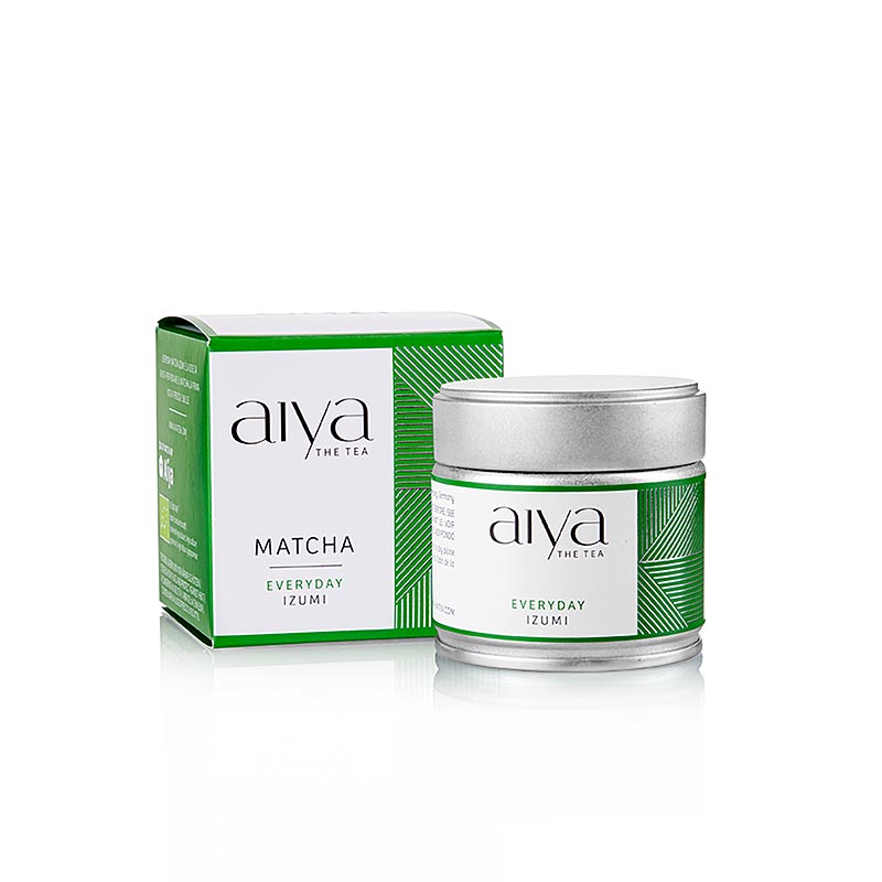 AIYA Matcha Izumi, Thé vert Thé qualité cérémonielle, bio, 30 g