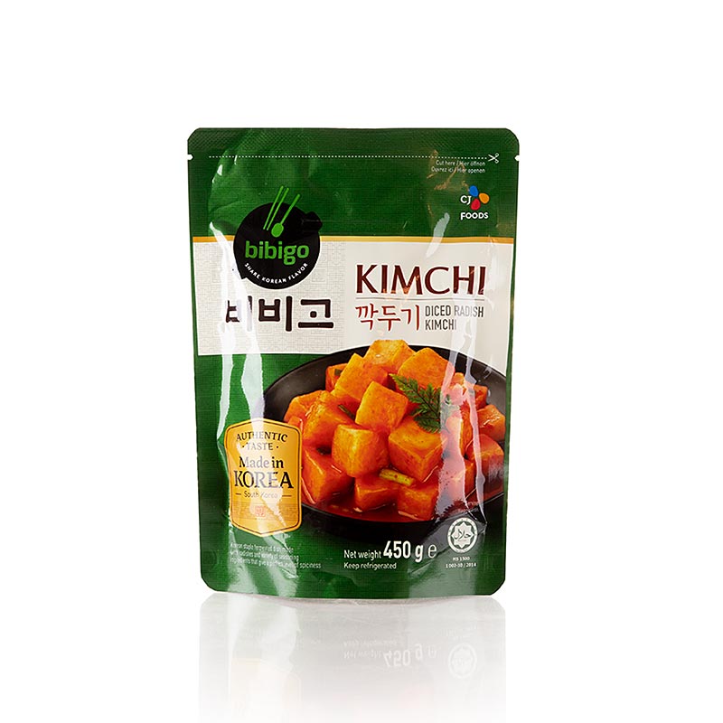 Ravanello, tagliato a cubetti, sottaceto, Bibigo, 450 g