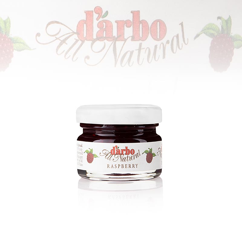 darbo - Confiture de framboises extra, bocaux, 1,68 kg, 60 x 28g