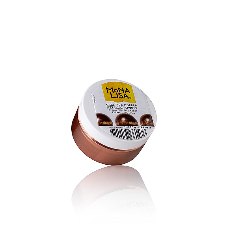 Colorante alimentare Creative Powder Copper Glitter Powder, lucido Mona Lisa, 25 g