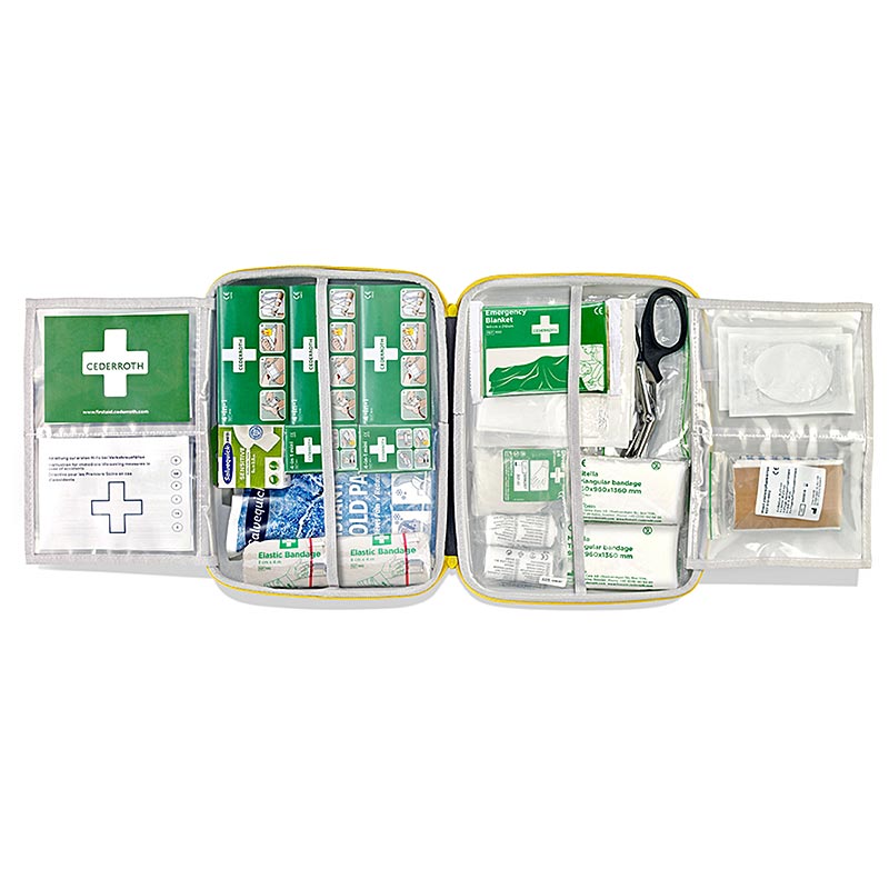 Cederroth - Trousse de premiers secours LARGE, trousse de premiers secours DIN 13157 (51011007), 1 pièce