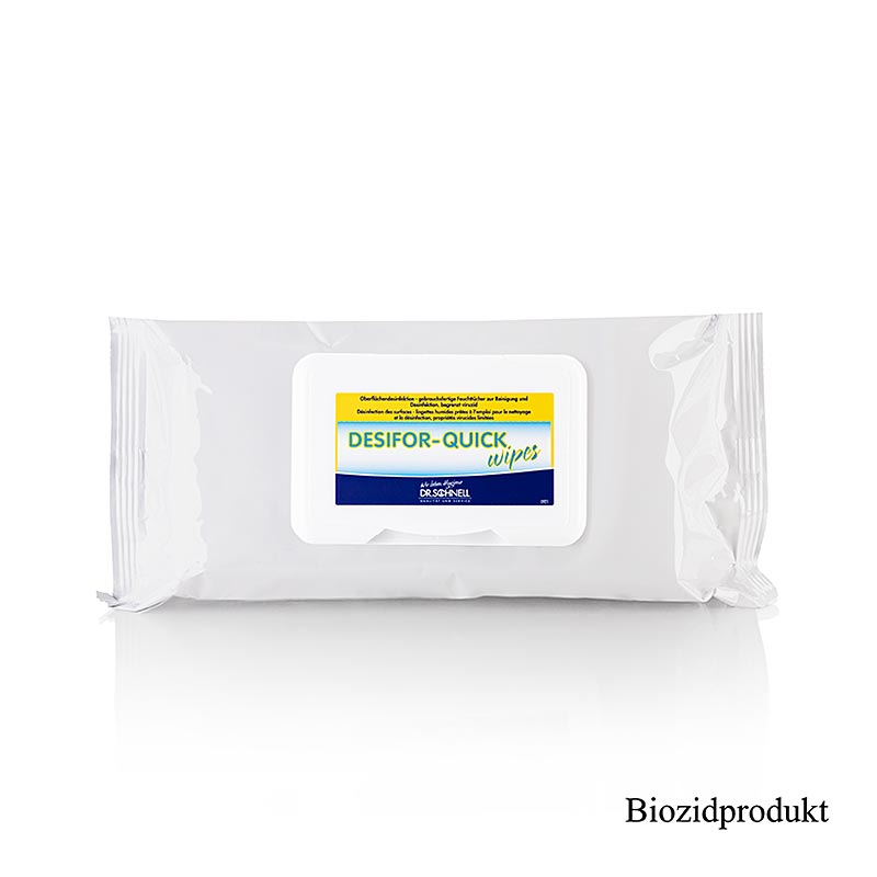 Dr. Schnell - Disinfezione delle superfici: salviette disinfettanti Desifor Quick Wipe, 80 pezzi
