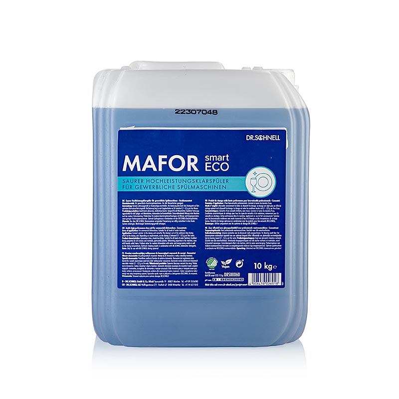 Dr. Schnell - Produit de rinçage pour lave-vaisselle Mafor Smart Eco, concentré, 10 kg