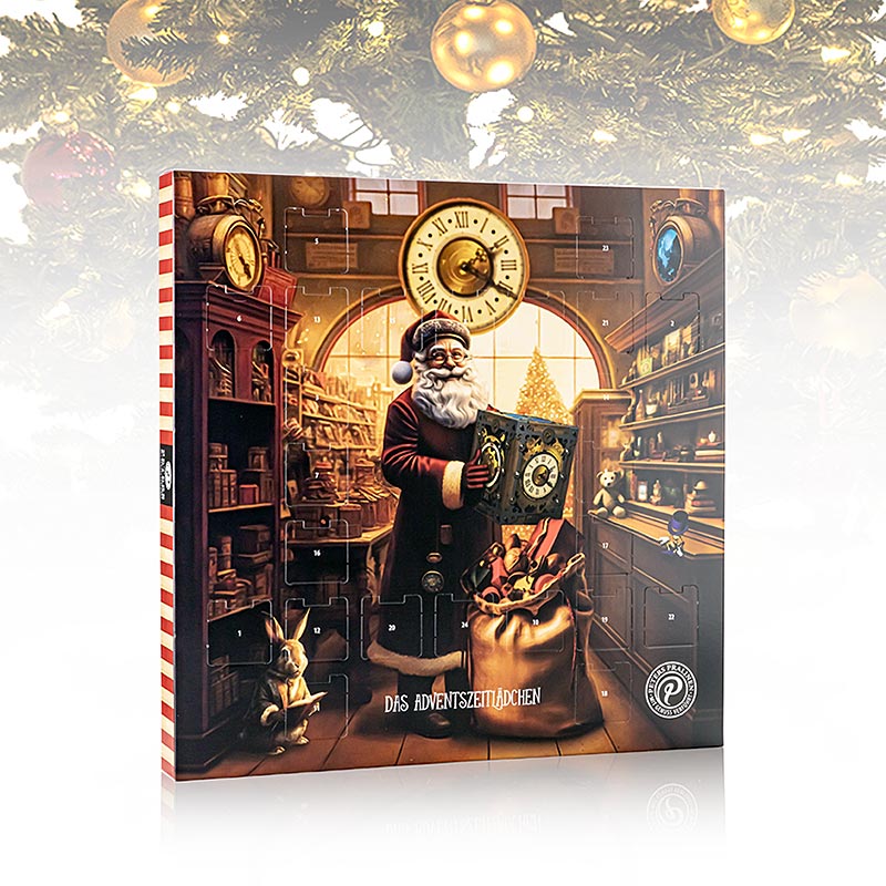 Adventskalender "Adventszeitlädchen", mit Pralinen, alkoholfrei, Peters, 300 g