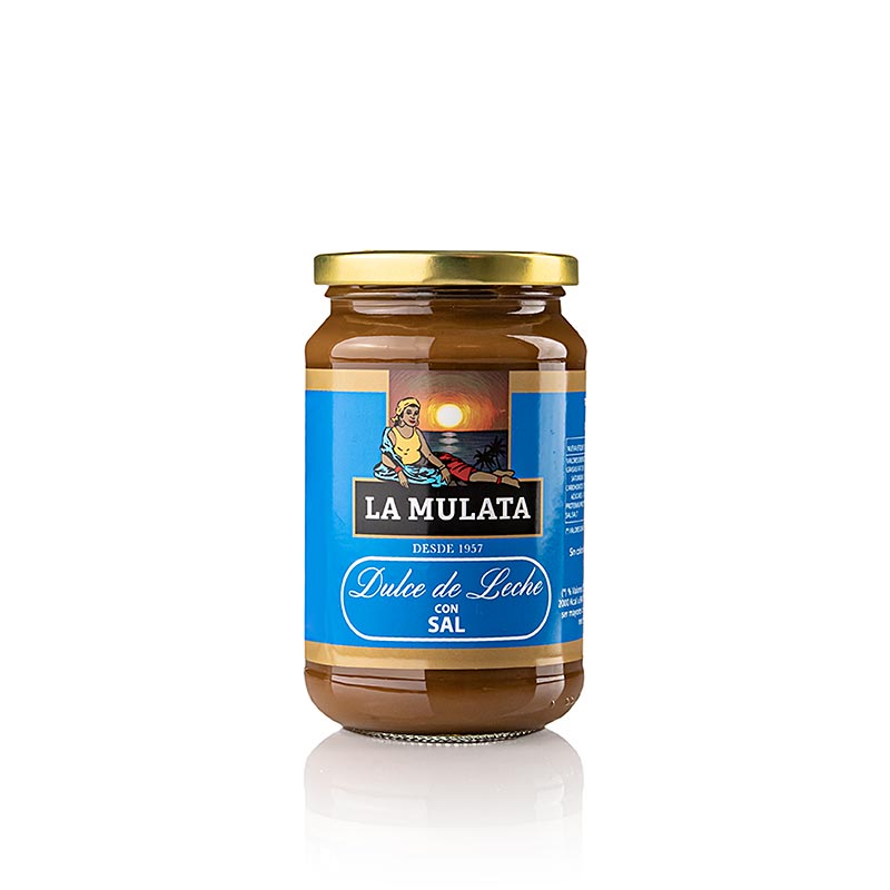 Dulce de Leche con sale, salsa al caramello al latte con Sale, La Mulata, 420 g
