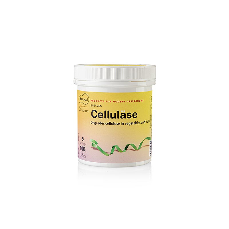 CELLULASE Polvere, enzima della cellulosa, TÖUFOOD, 100 g