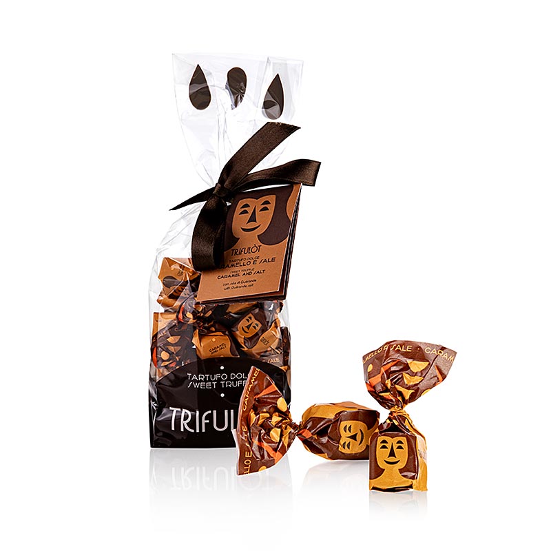 Tartuflanghe Mini praline al tartufo "trifulòt", caramello e Sale, ca. 7 g, 180 g